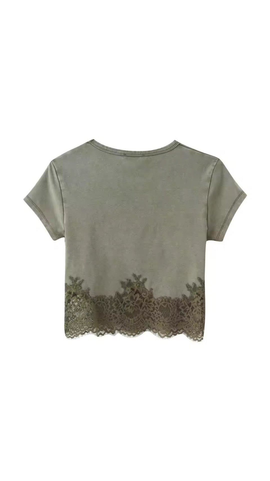 Lace top and shorts set