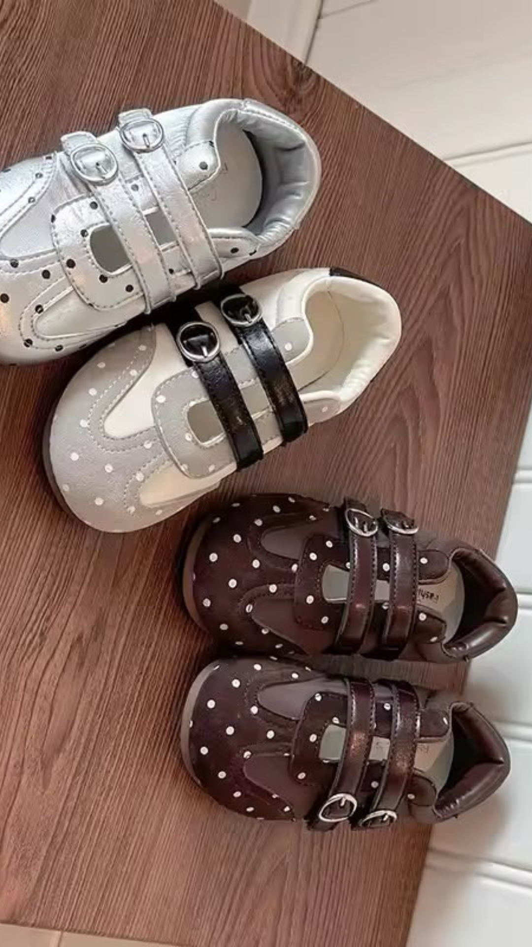 Polka Strappy Shoes