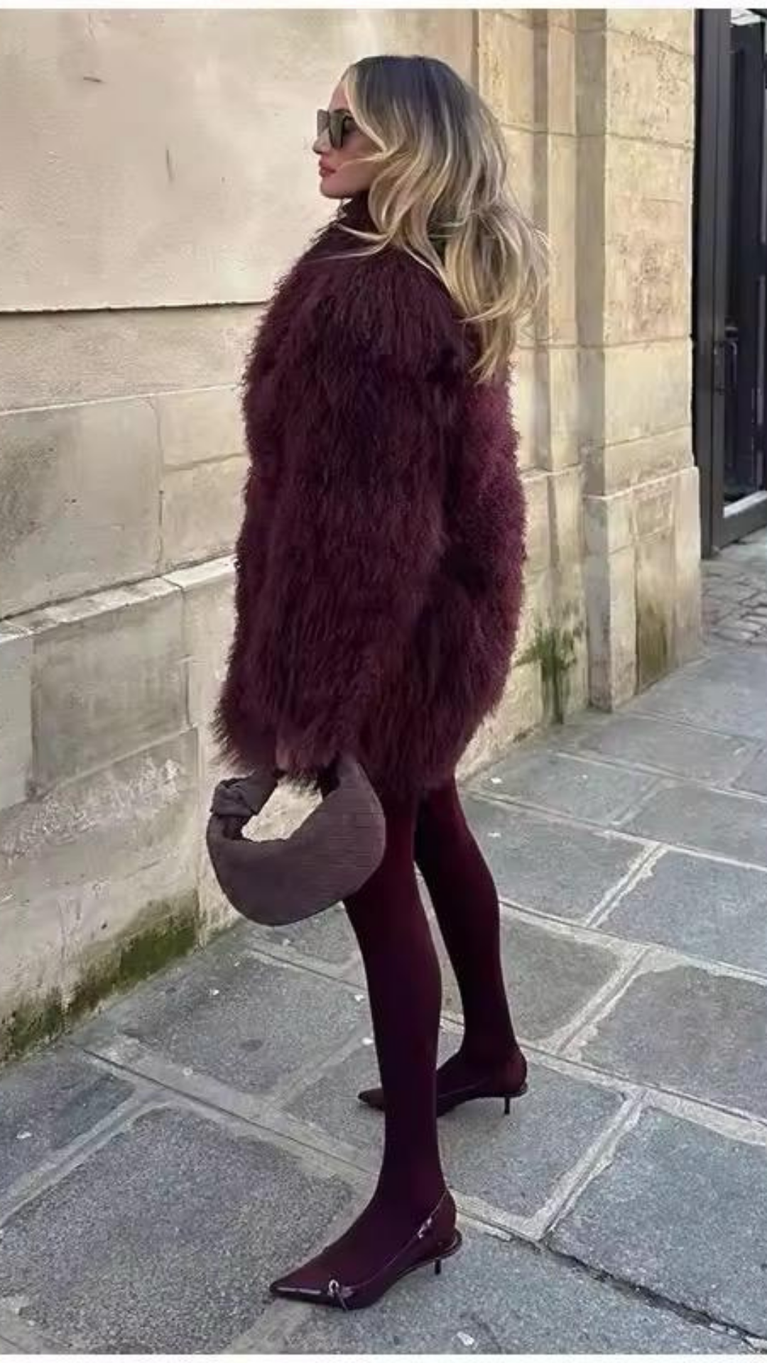 Midnight Fur Long Coat