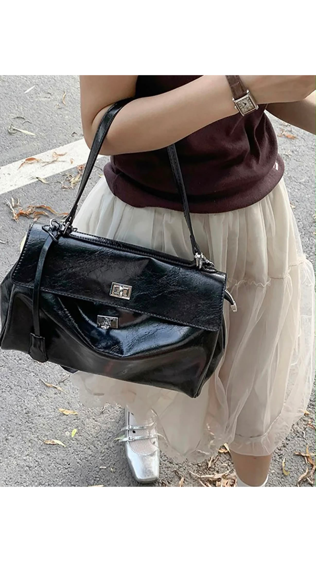 Aura shoulder bag