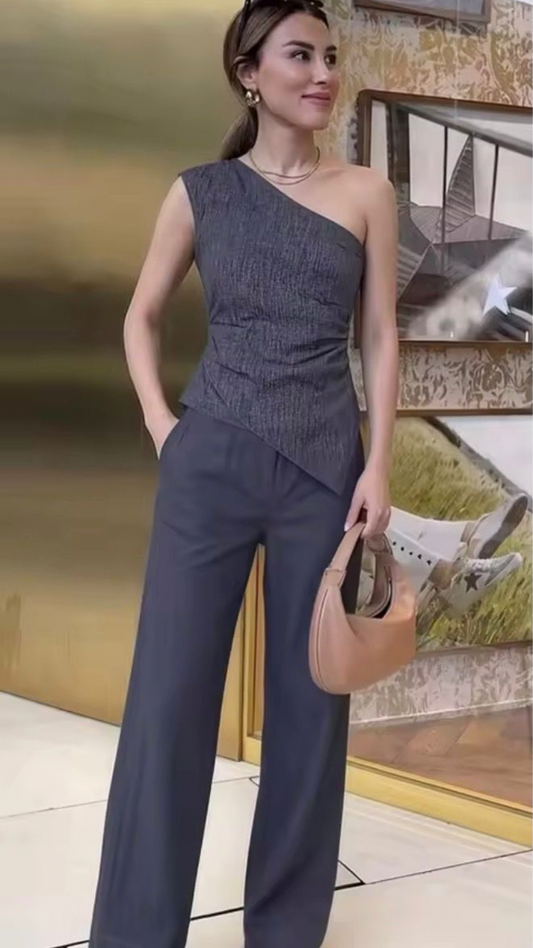 One Shoulder Top & Pants