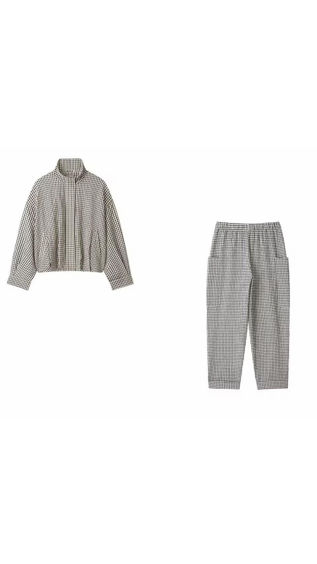 Plaid tracksuit