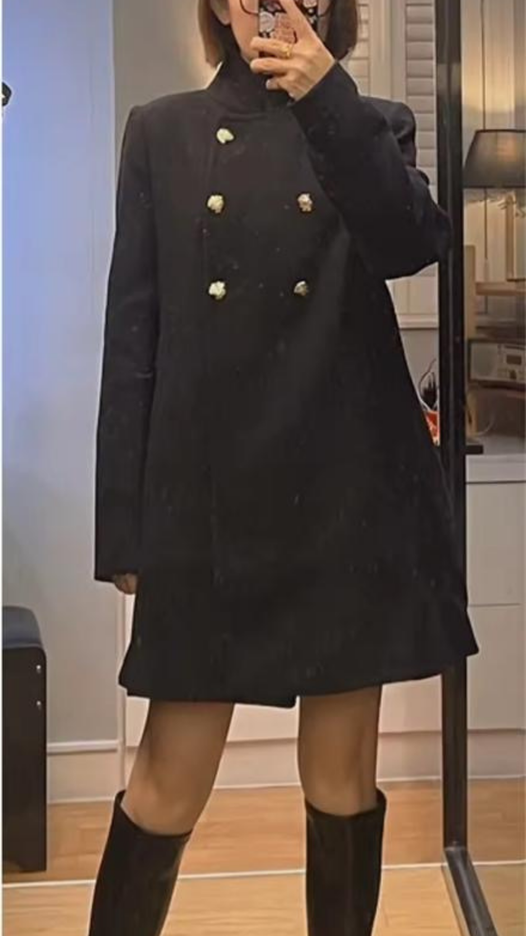 Maison Double Breasted Coat