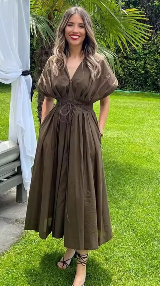 Maria Gathered Dress