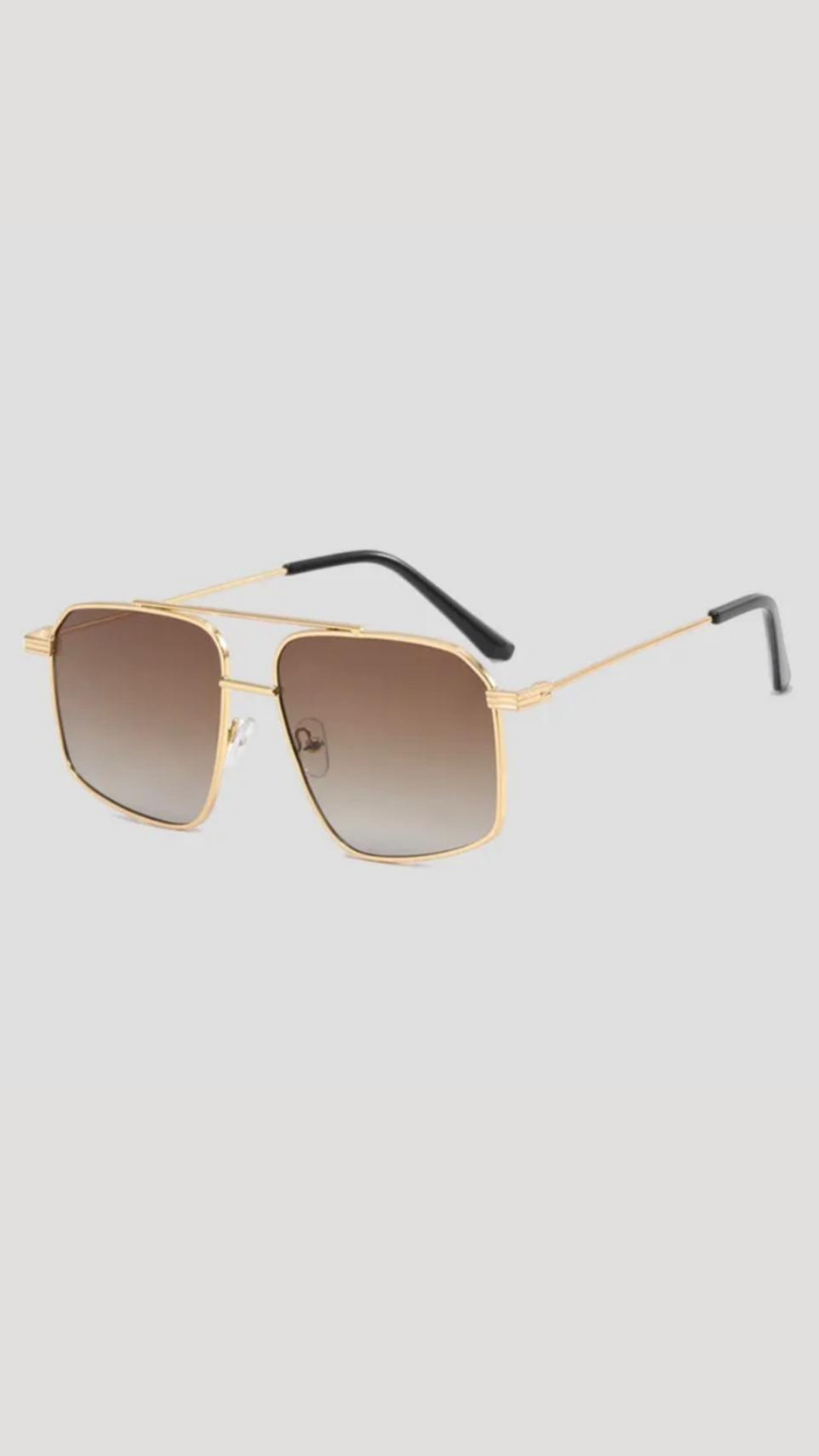 Metal Square Sunglasses