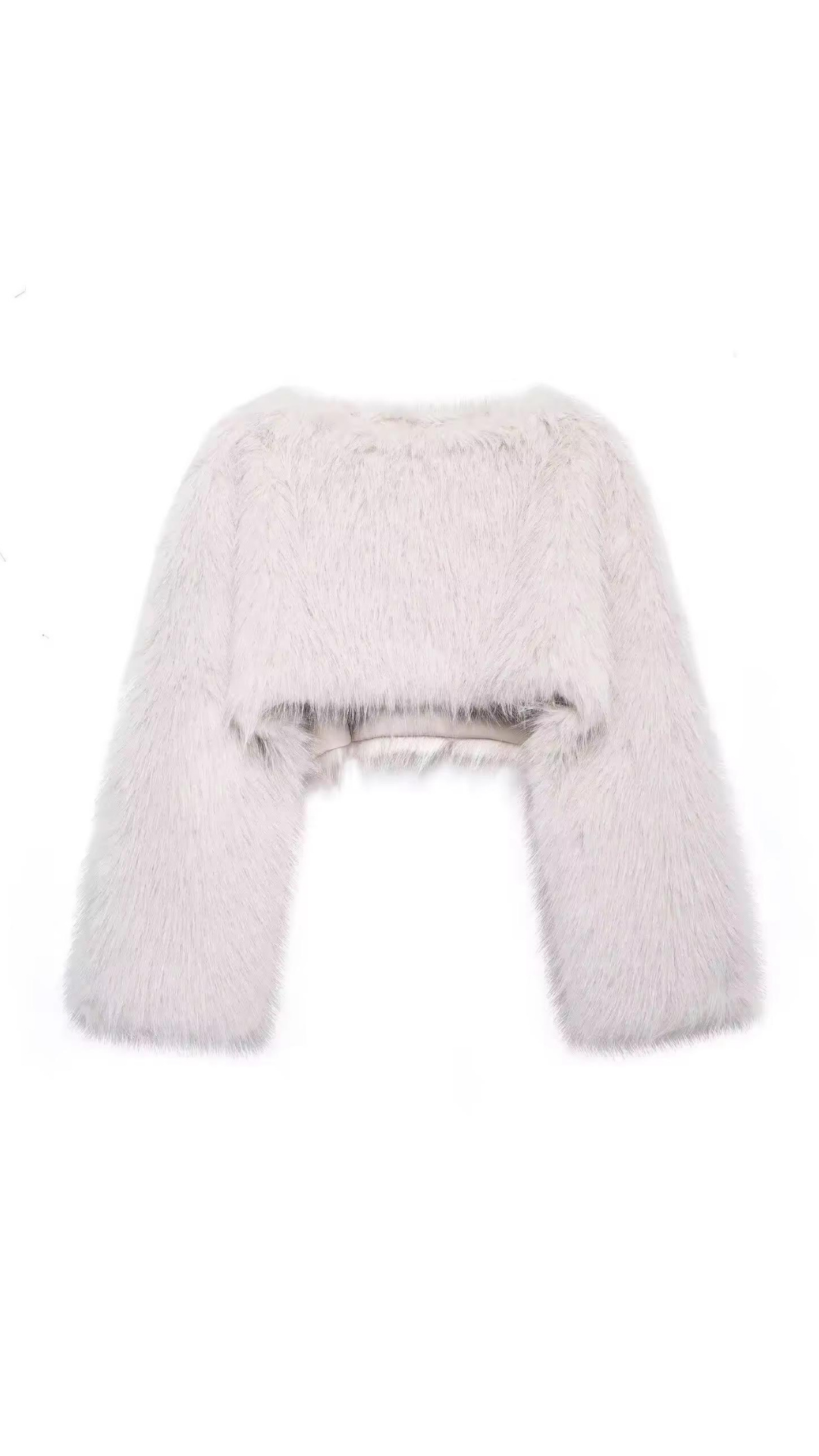 Ayera Fur Crop Sweater