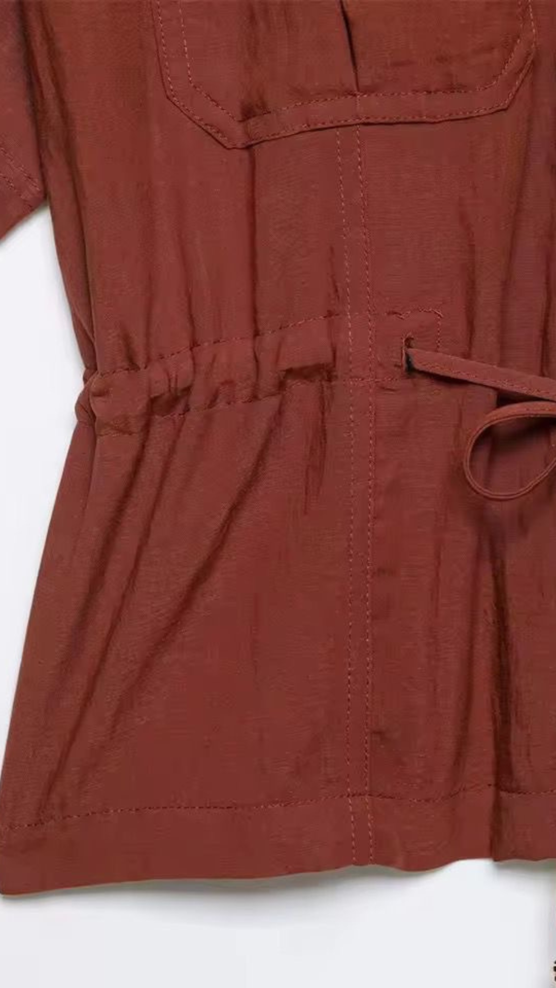 Knotted solid top and shorts set