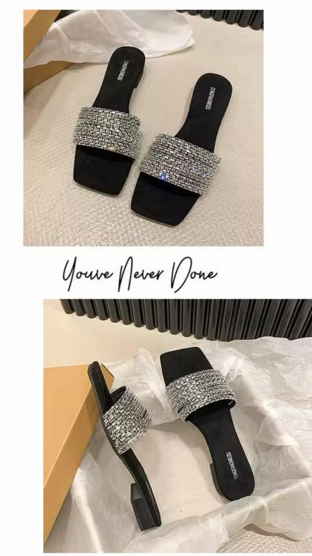 Sequinned flats