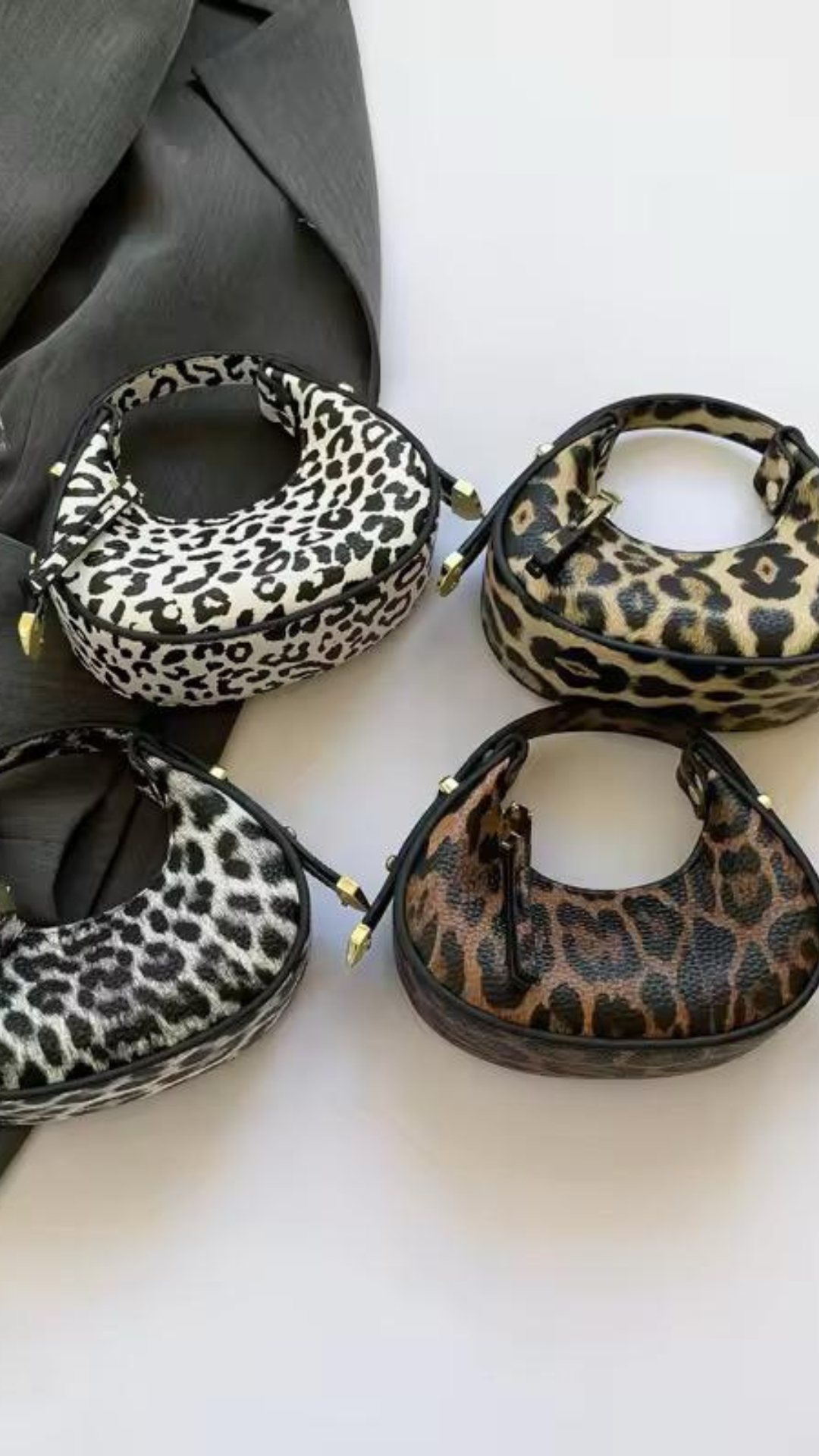 Faux Animal Print Bag