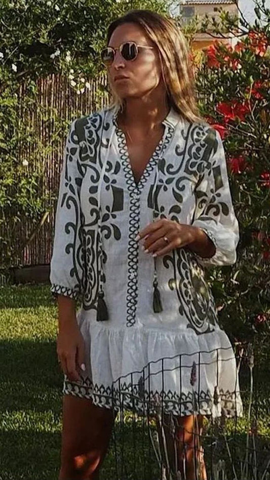 Printed Dress