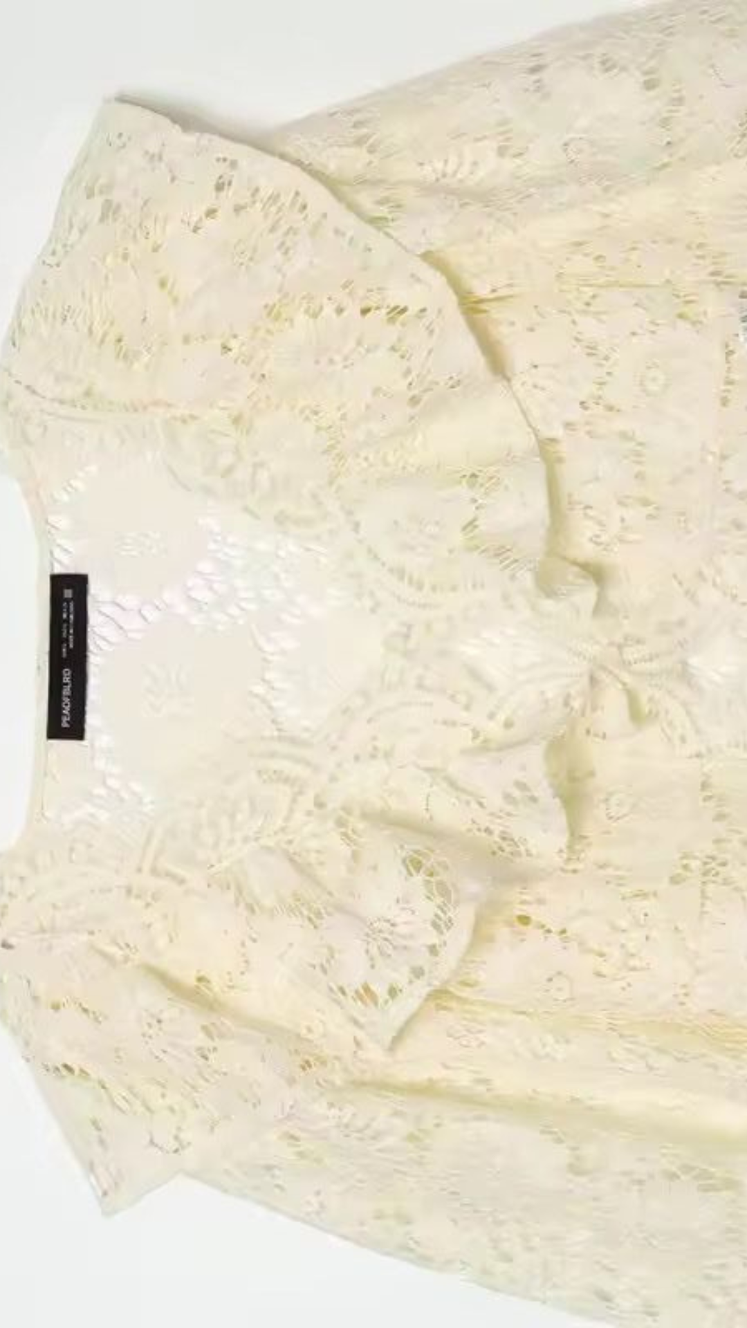Ruffle lace blouse