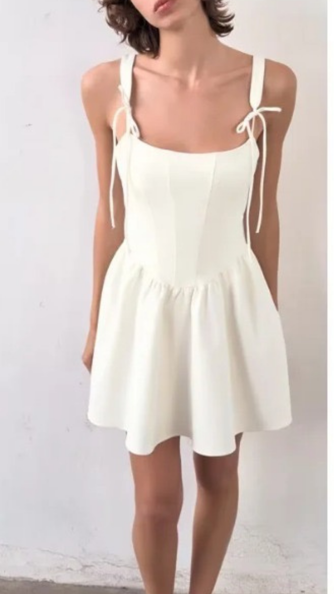 Ivory Mini Dress