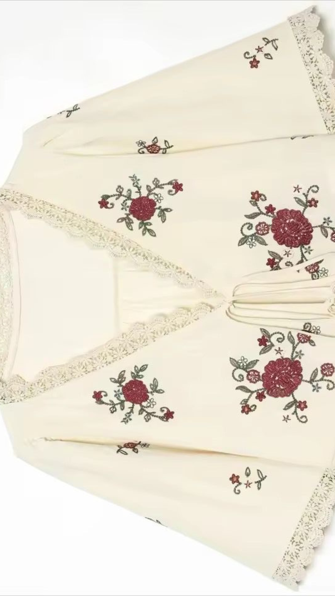 Embroidered top & Shorts set