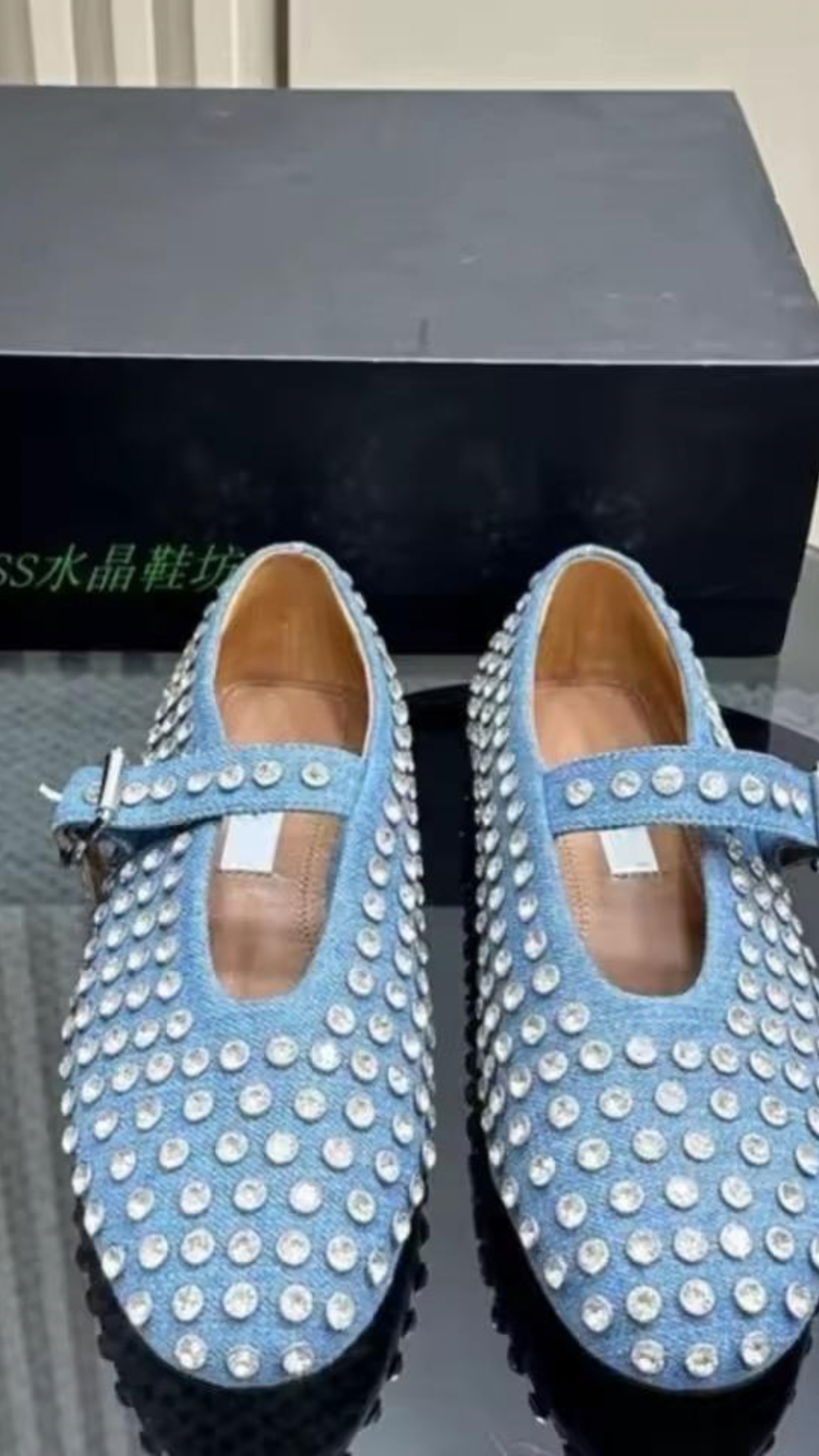 Studded Ballerinas