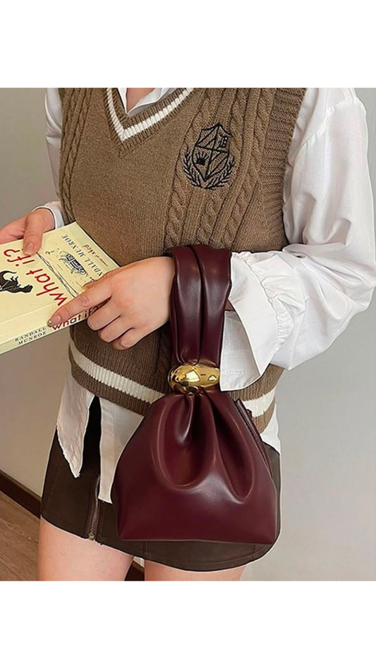 Metal hand held bag