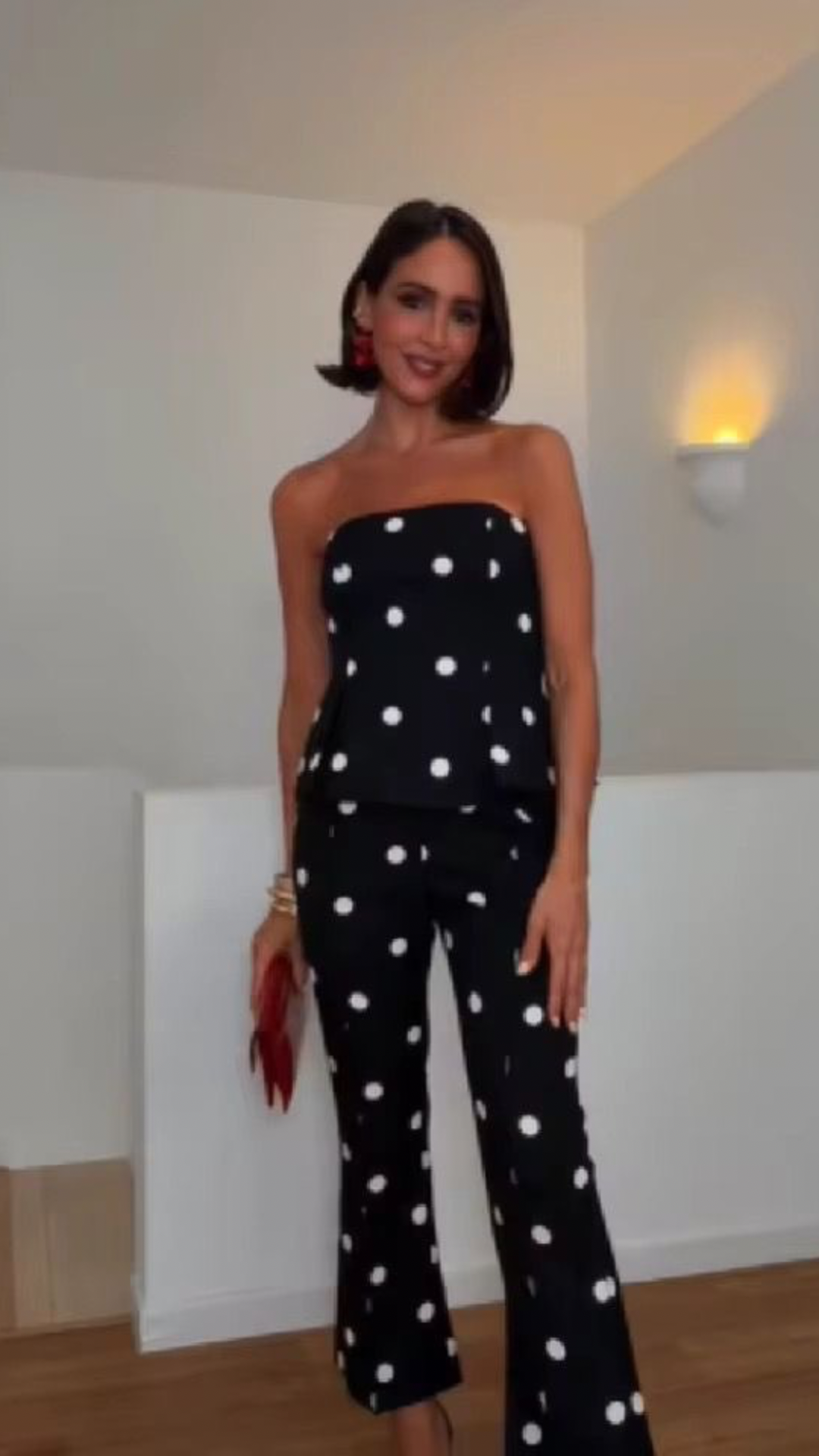 Polka dot jumpsuit