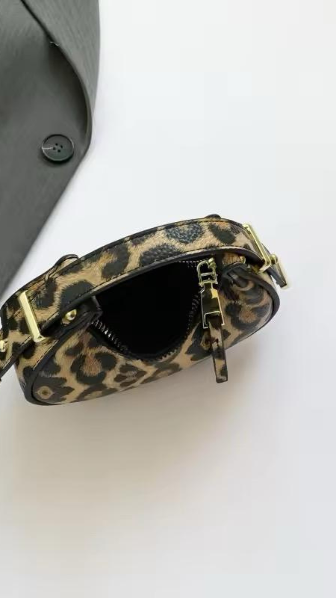 Faux Animal Print Bag