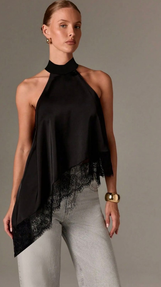 Lace Racer Top