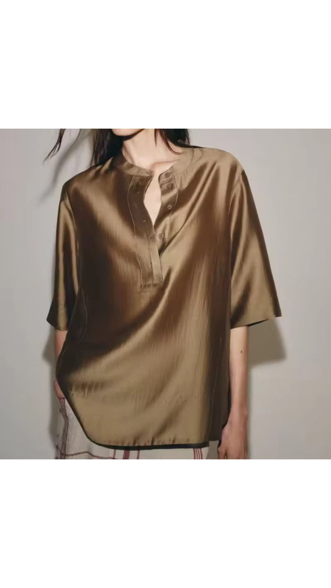 Buttoned top