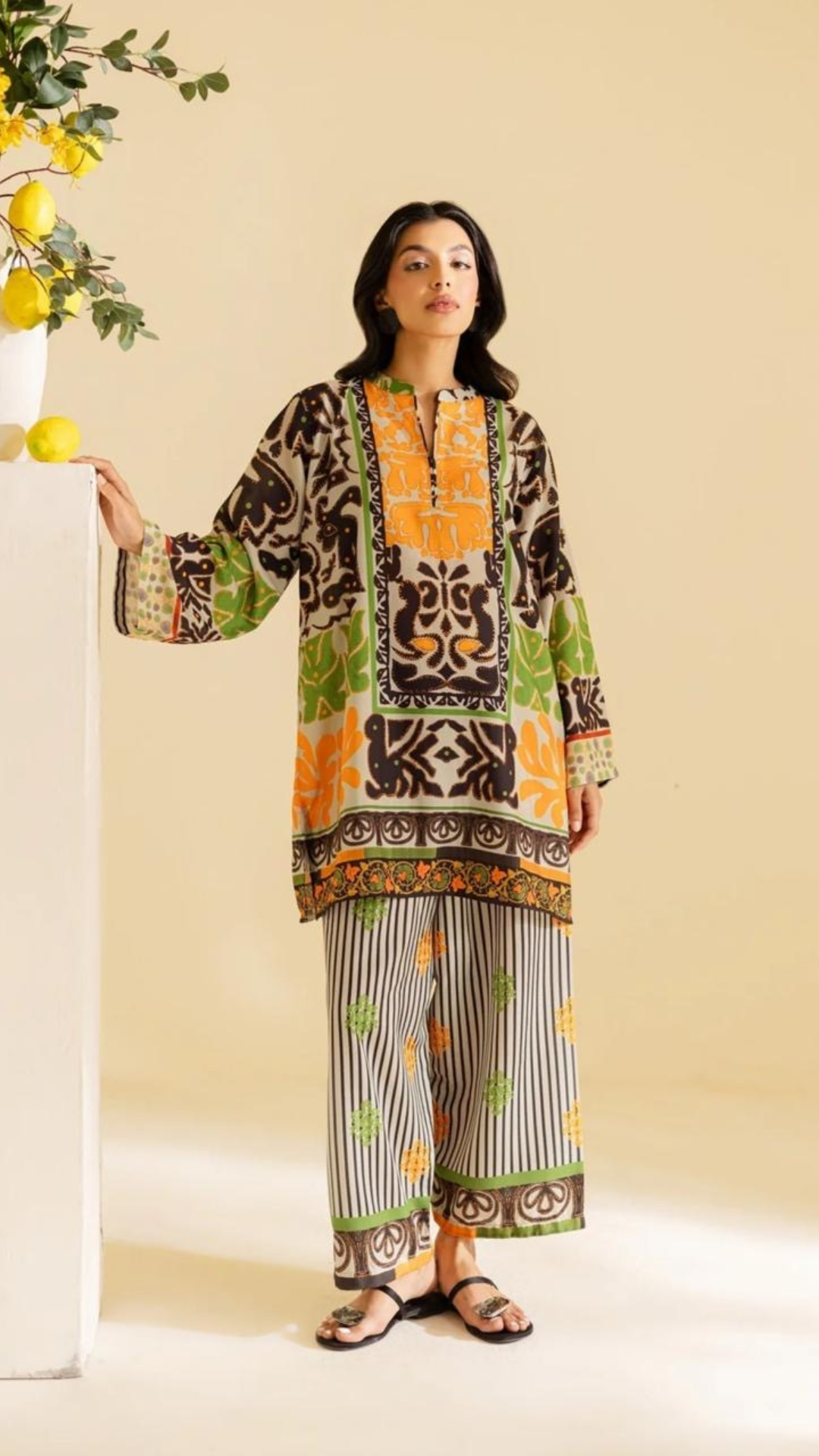 Luxe Printed Kurta Set
