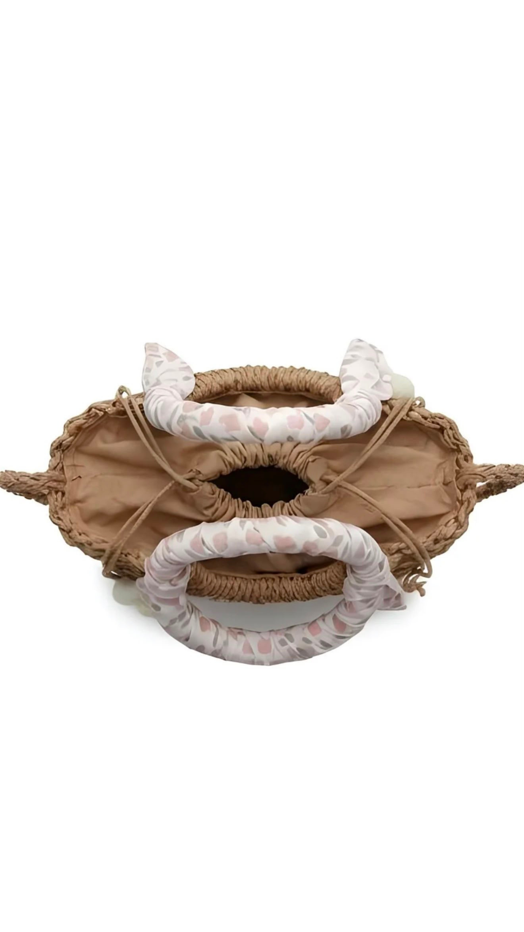 Straw beach bag