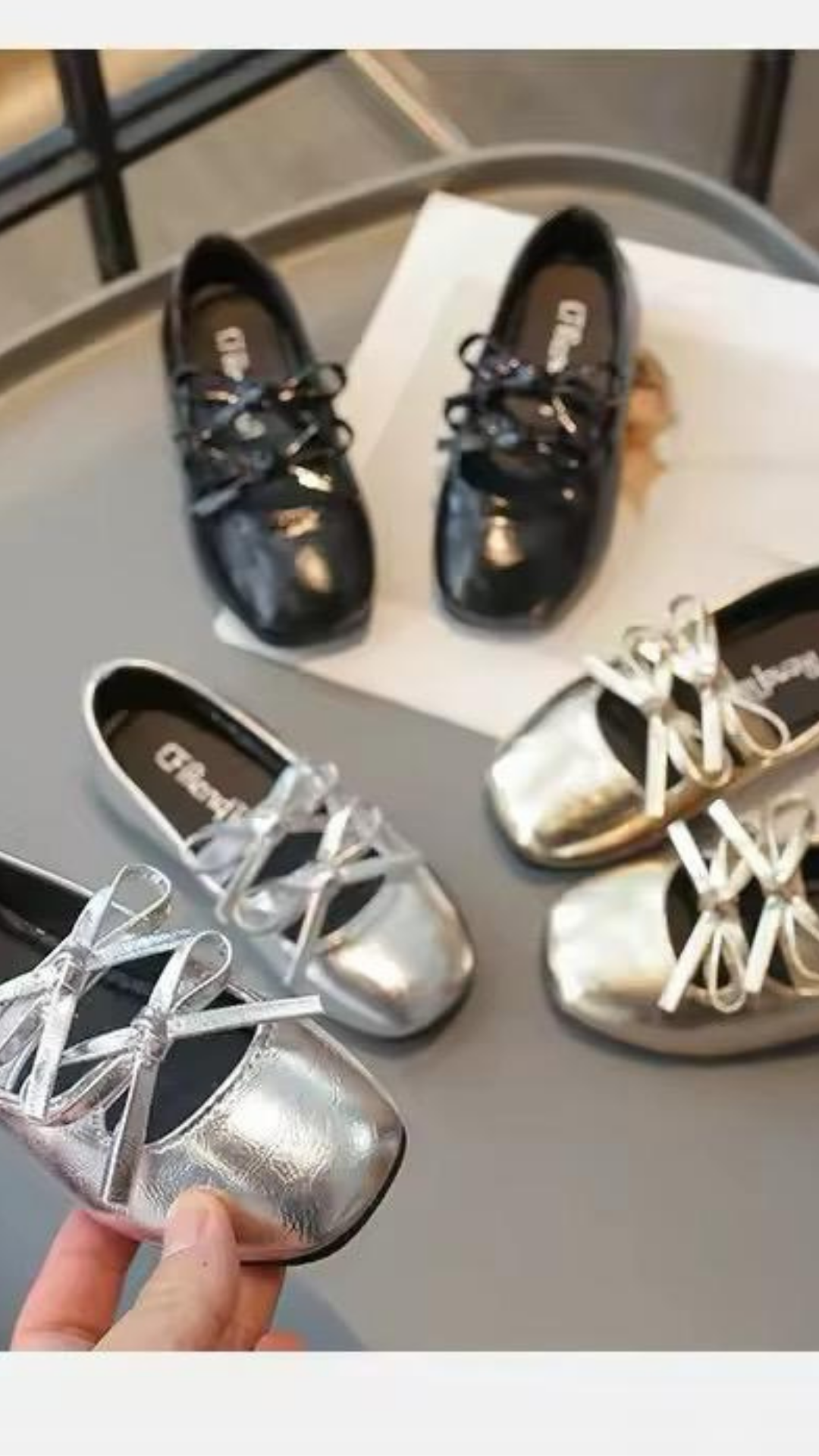 Double Bow Ballerinas