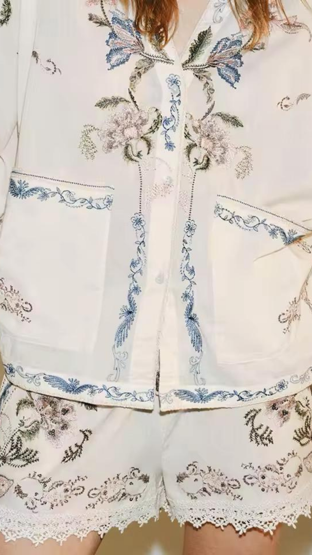 Kimono Style Top & Shorts