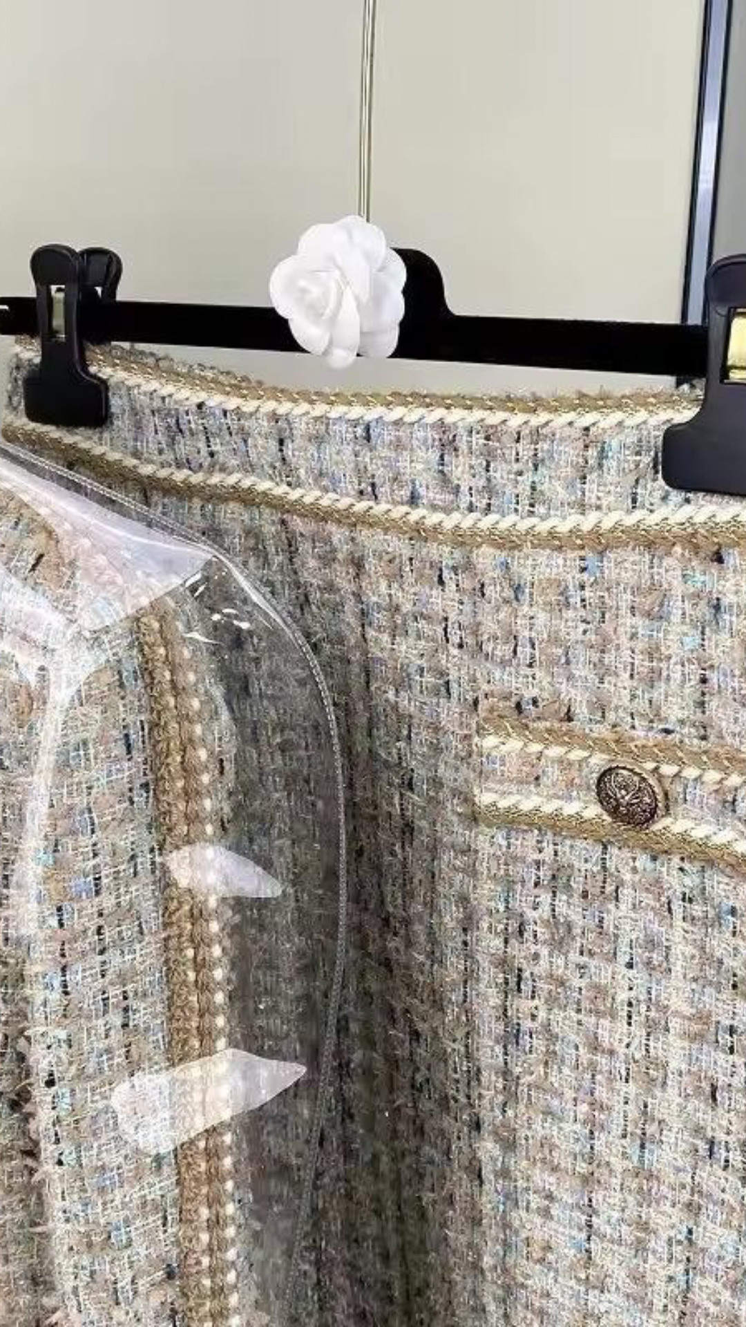 Vogue Tweed Blazer & Skirt Set