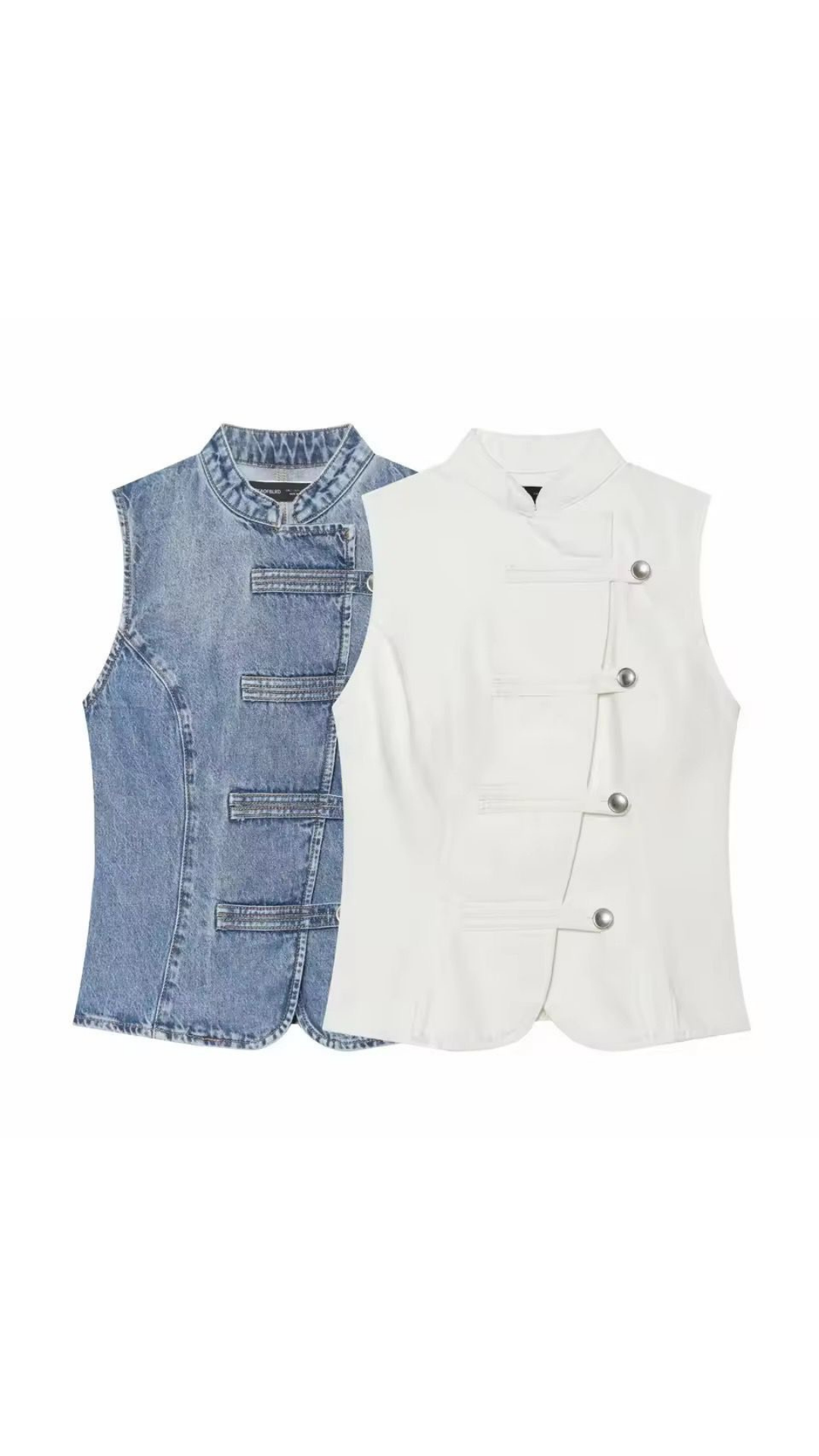 Side buttoned top