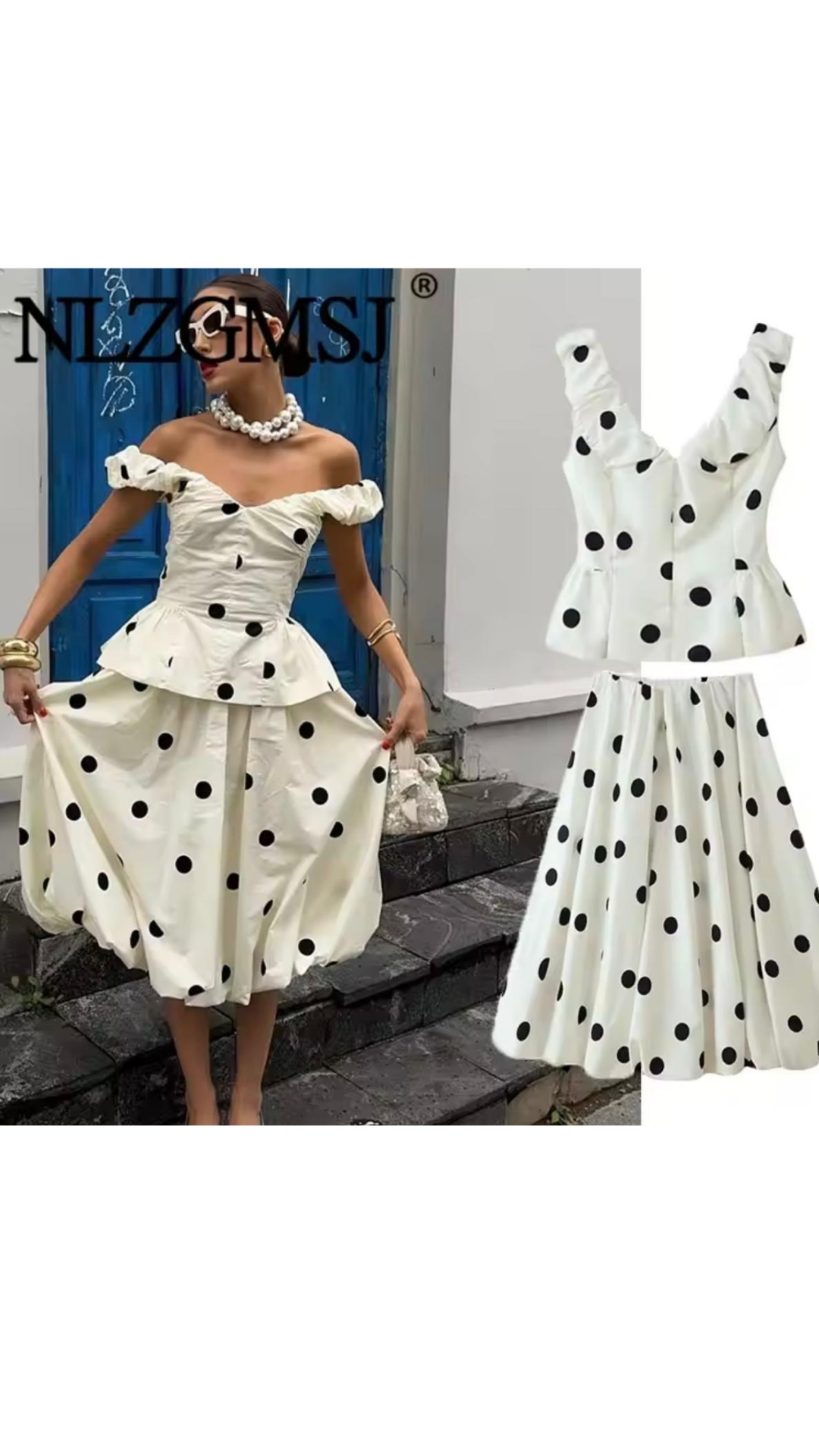 Retro Skirt Set