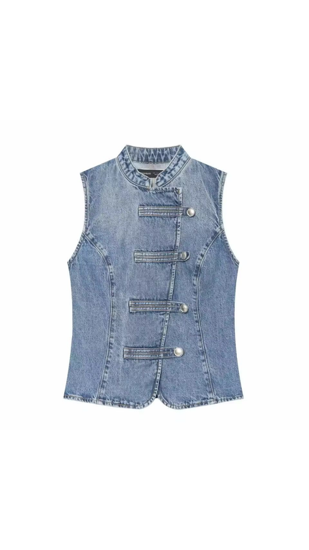 Side buttoned top