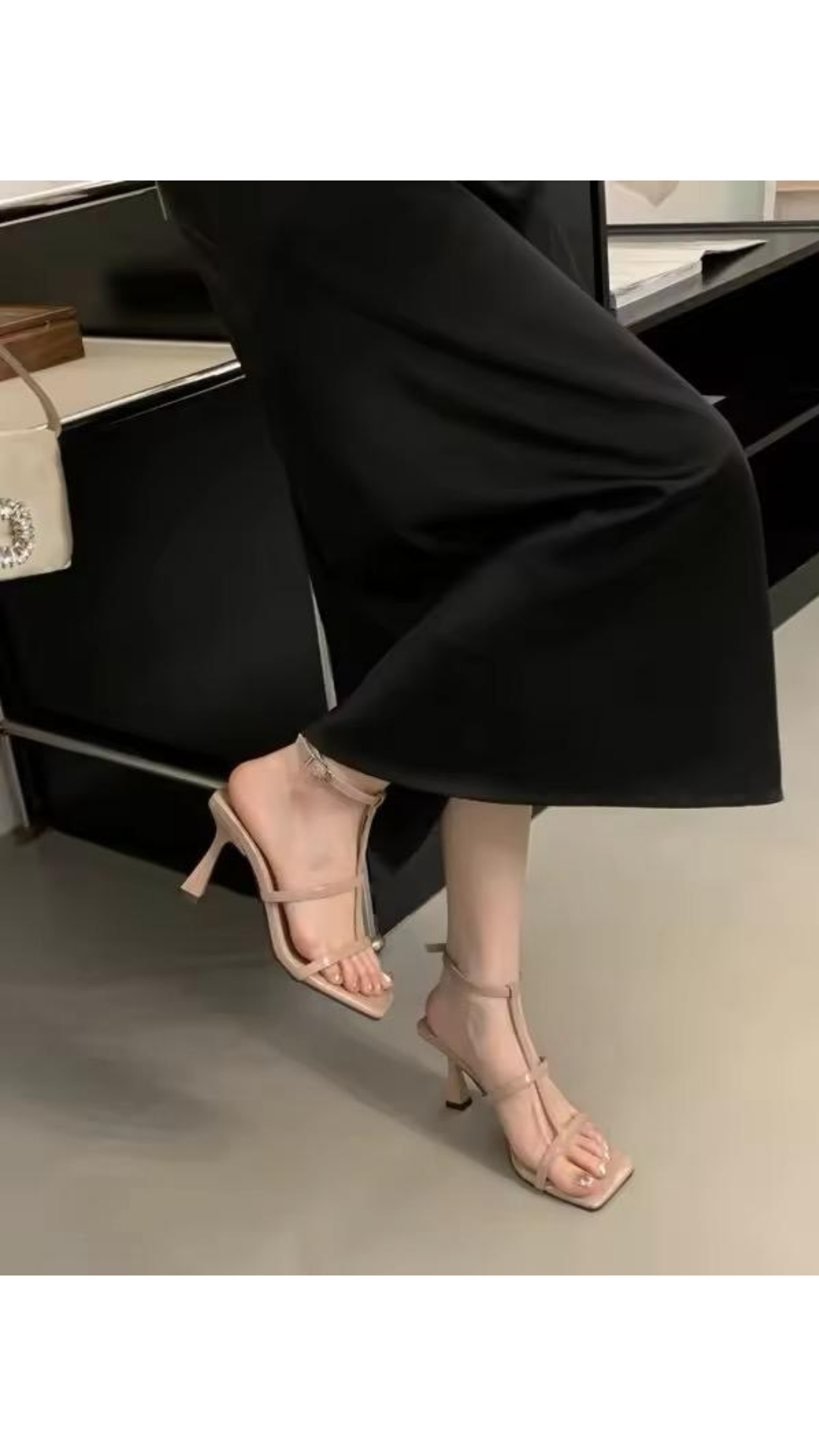 Strappy heels