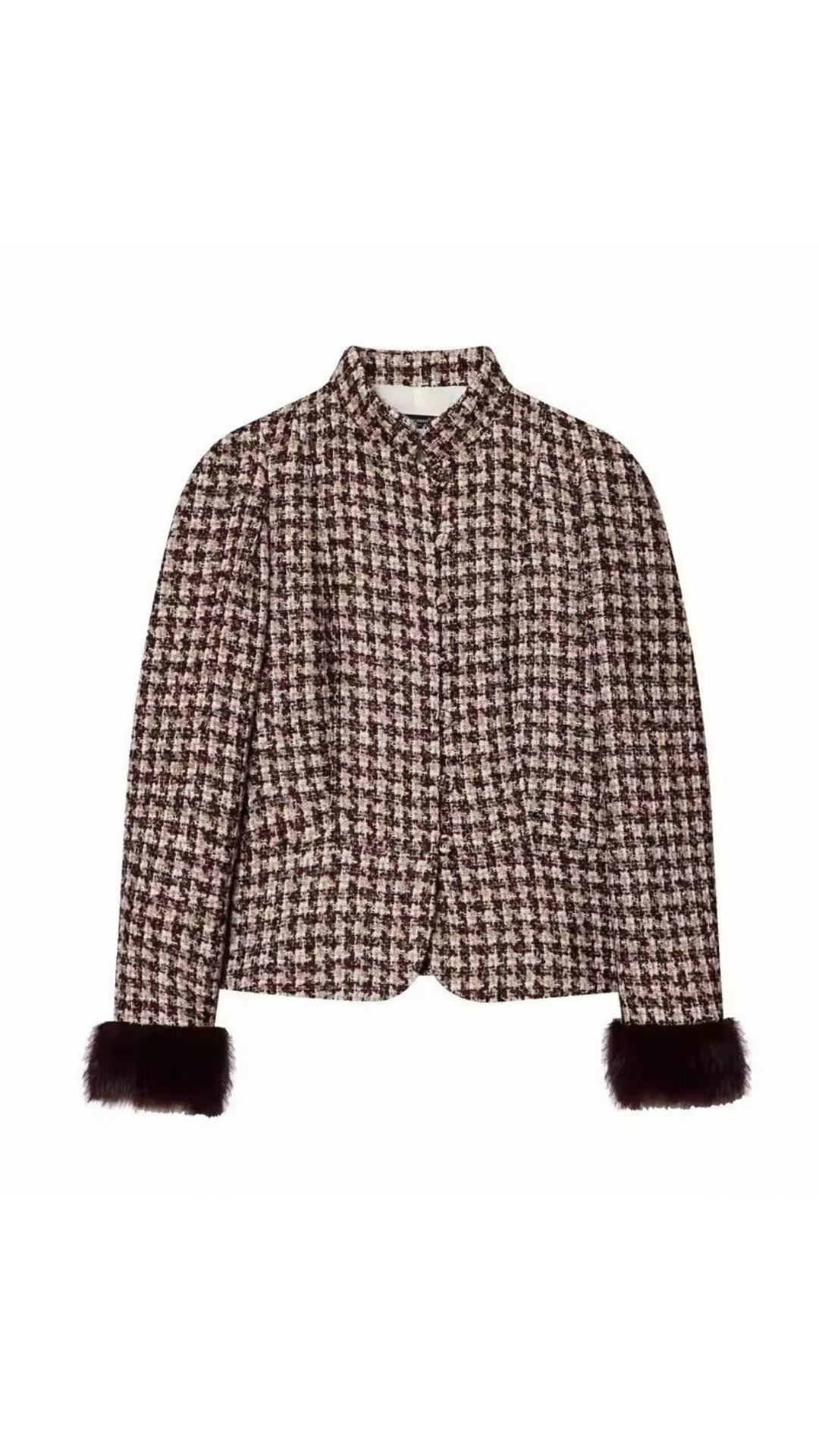 Winter rose tweed jacket
