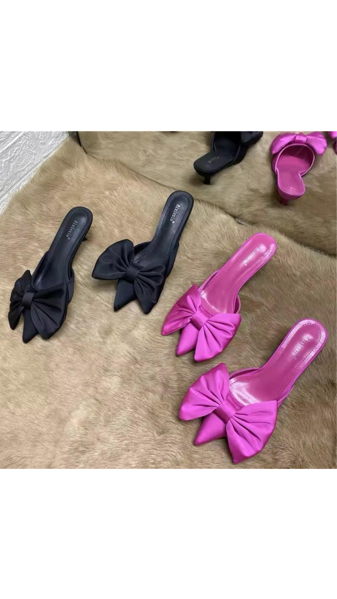 Bow Kitten Heels