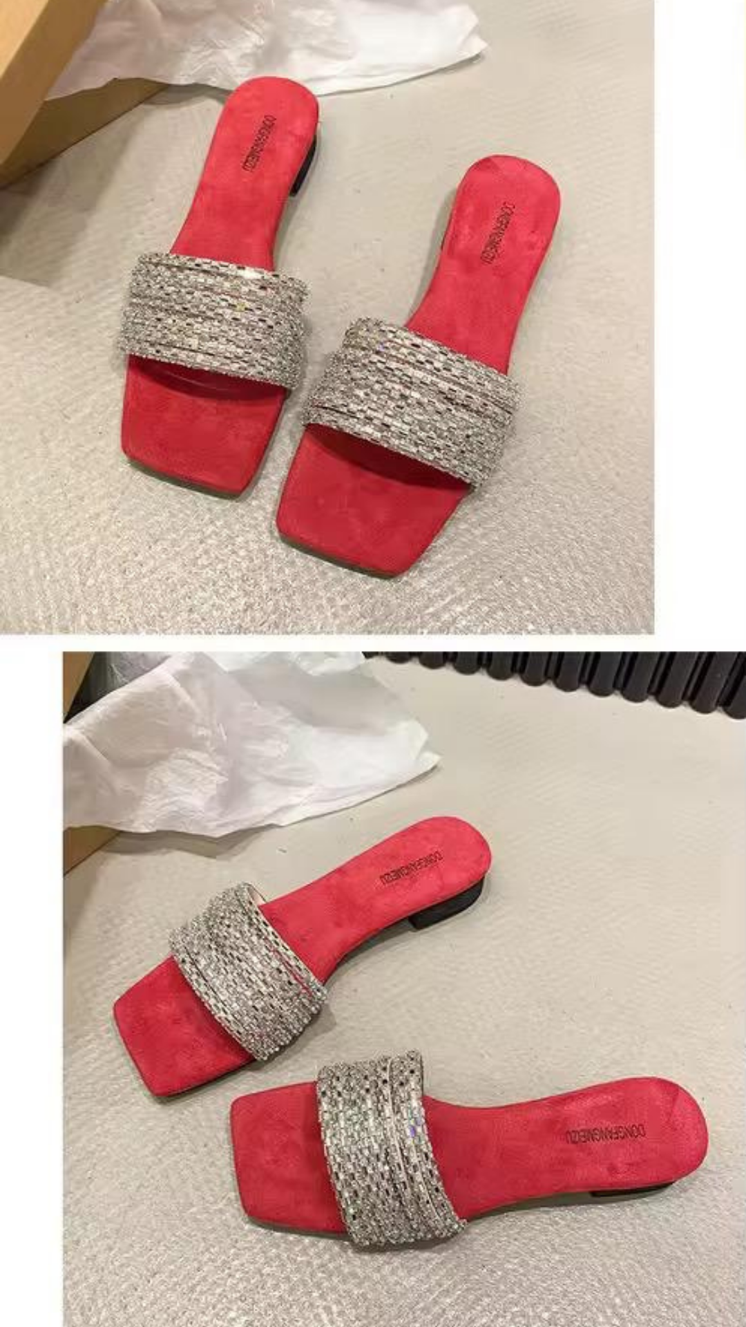 Sequinned flats