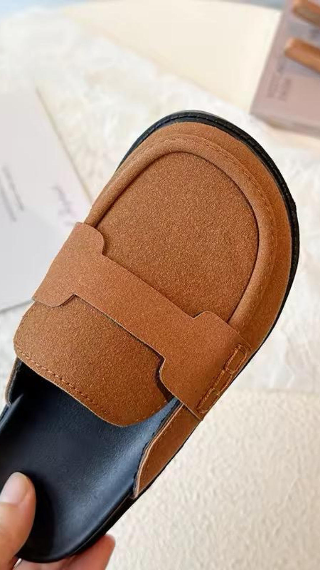 Suede Sliders