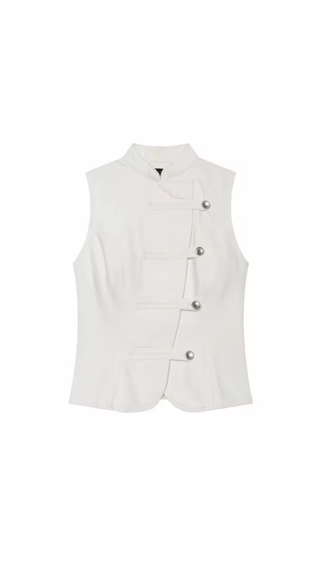 Side buttoned top