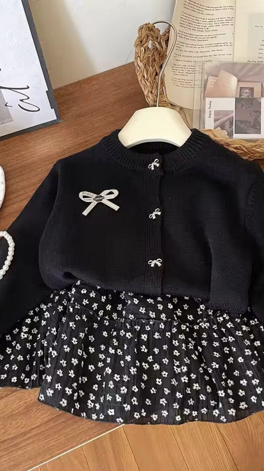 Mini Bow Cardigan