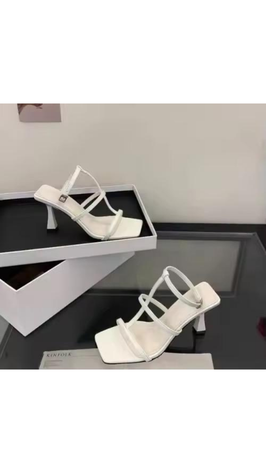Strappy heels