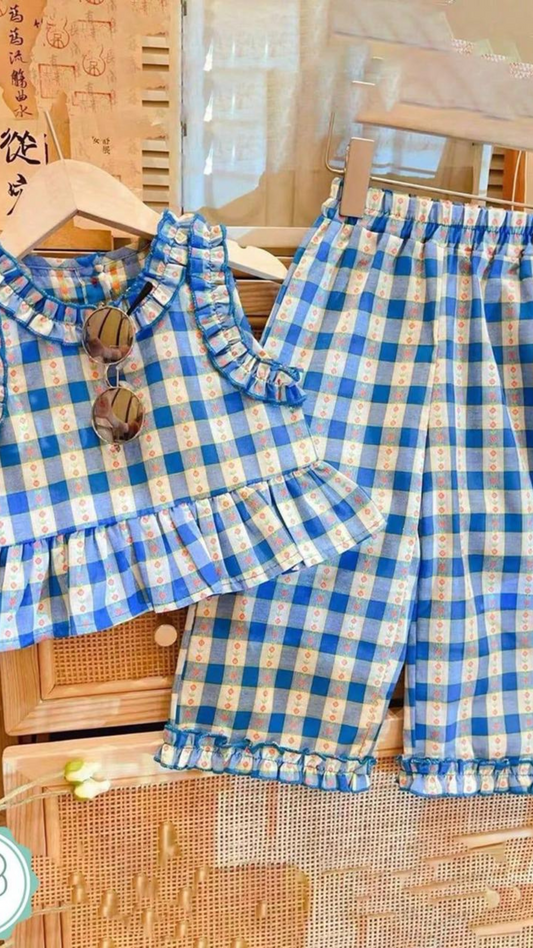 Plaid Roma Set