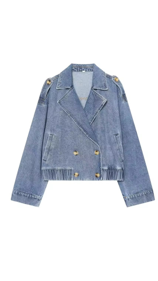 Cropped Denim Jacket