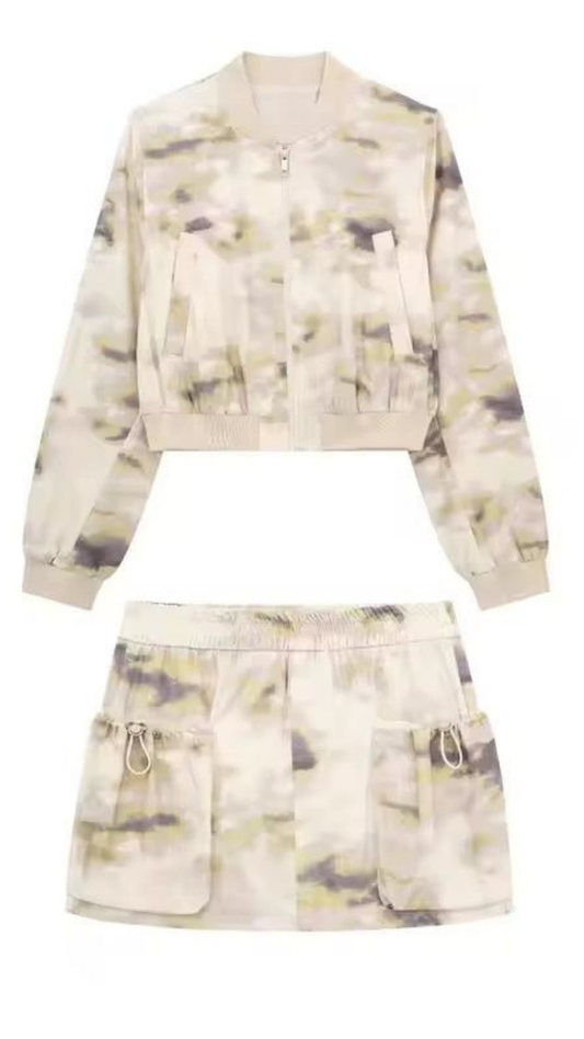 Chic Jacket & Skirt Set