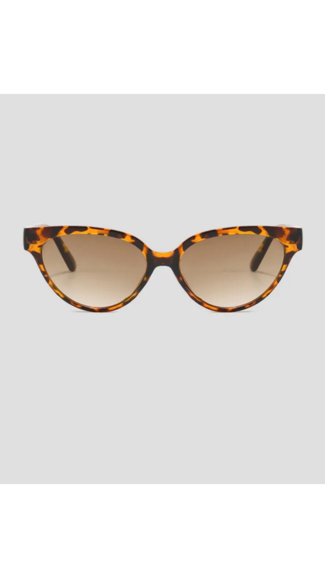 Leopard cat eye sunglasses