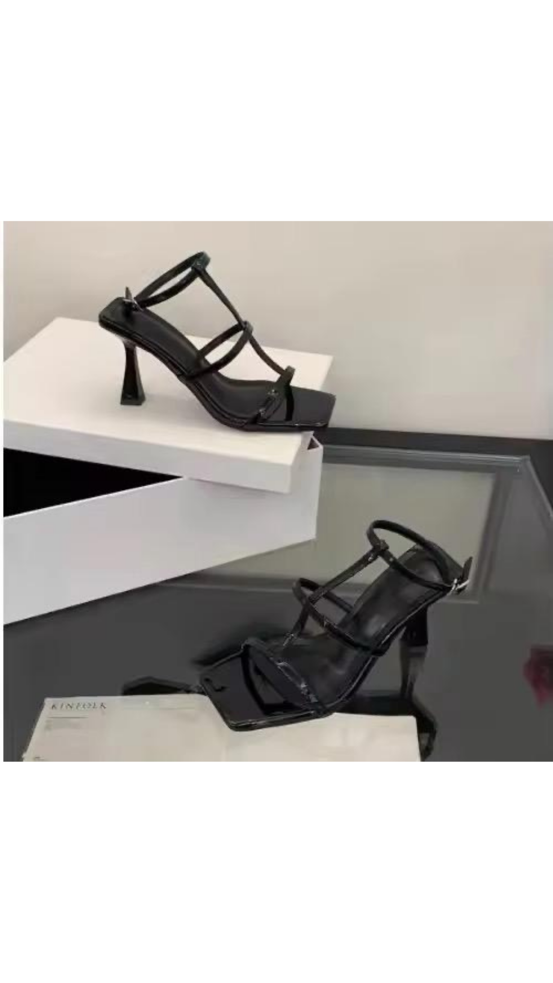 Strappy heels