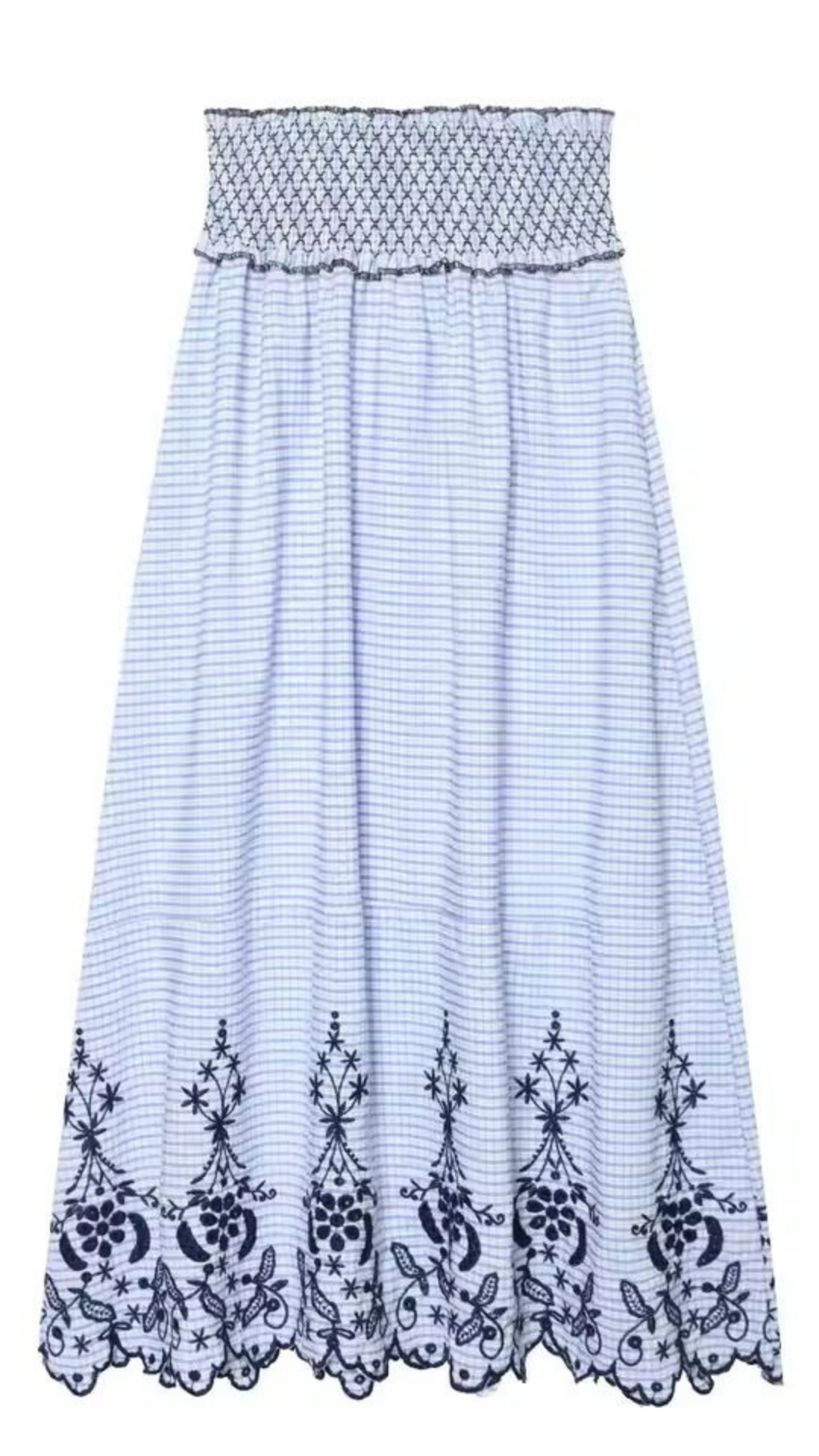 Ruched Blouse & Skirt Set