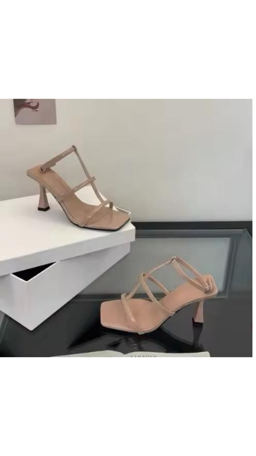 Strappy heels