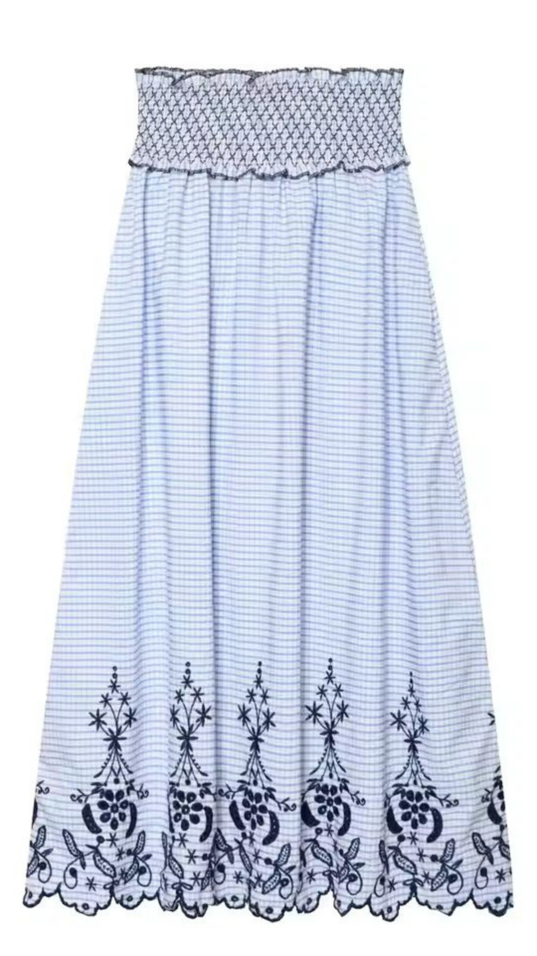 Ruched Blouse & Skirt Set