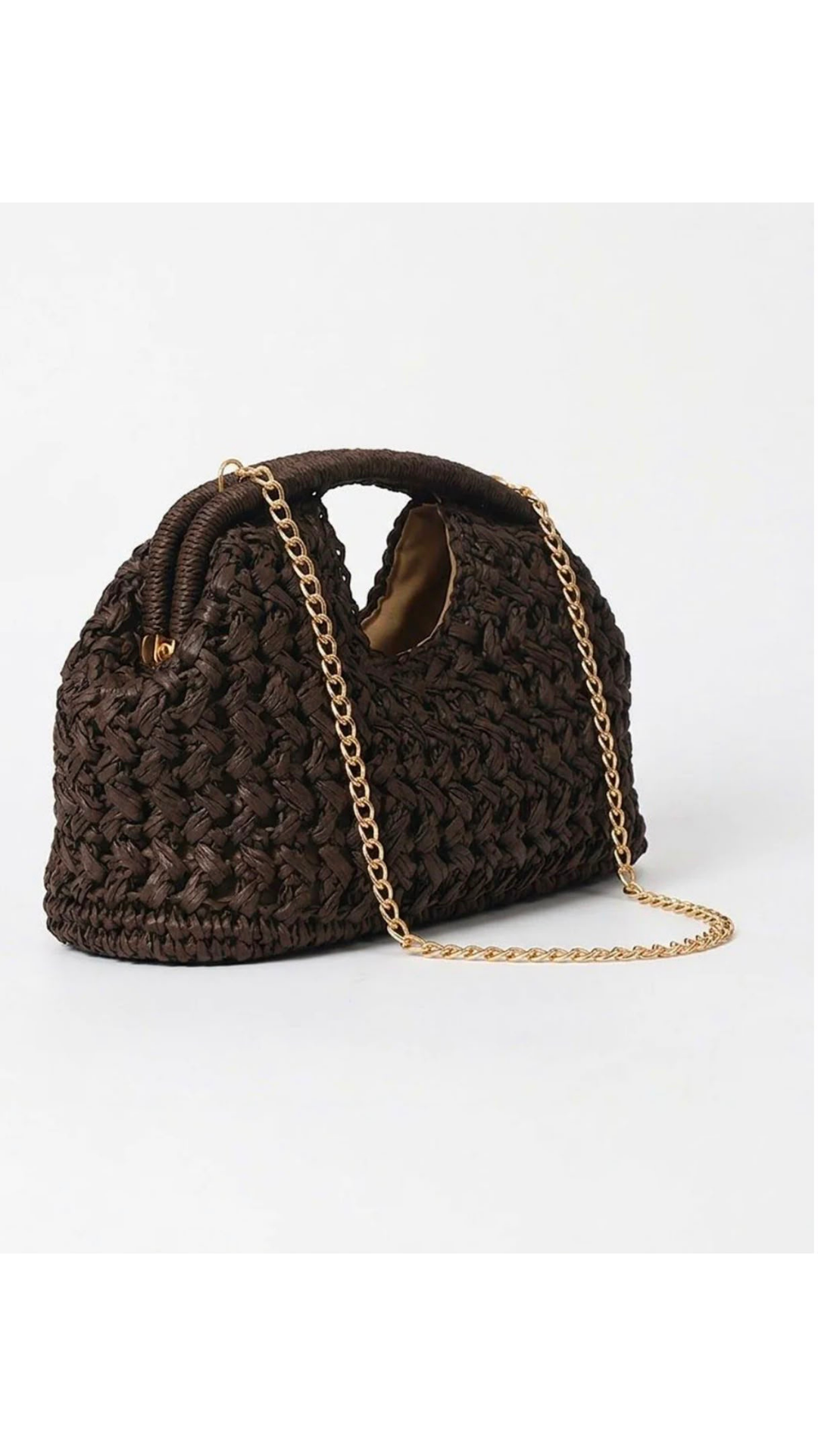 Quilted hand held bag