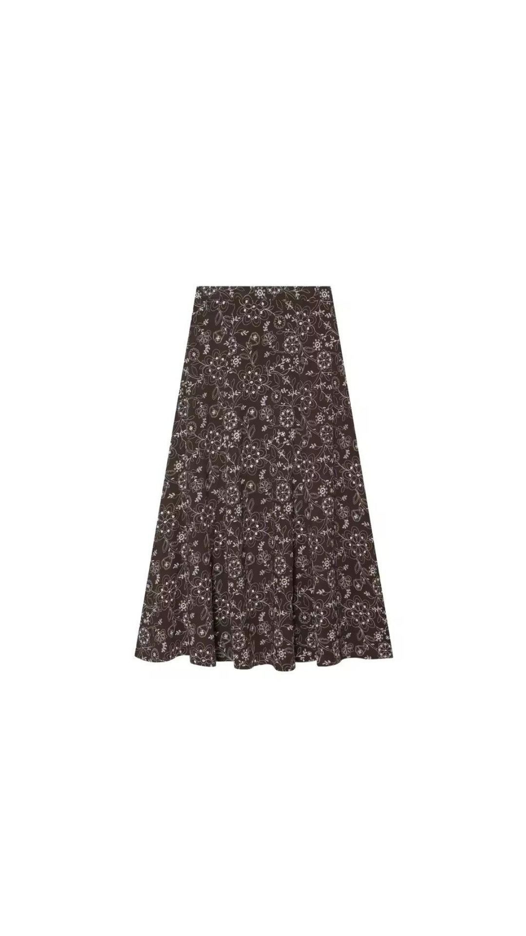 Printed tied top and skirt
