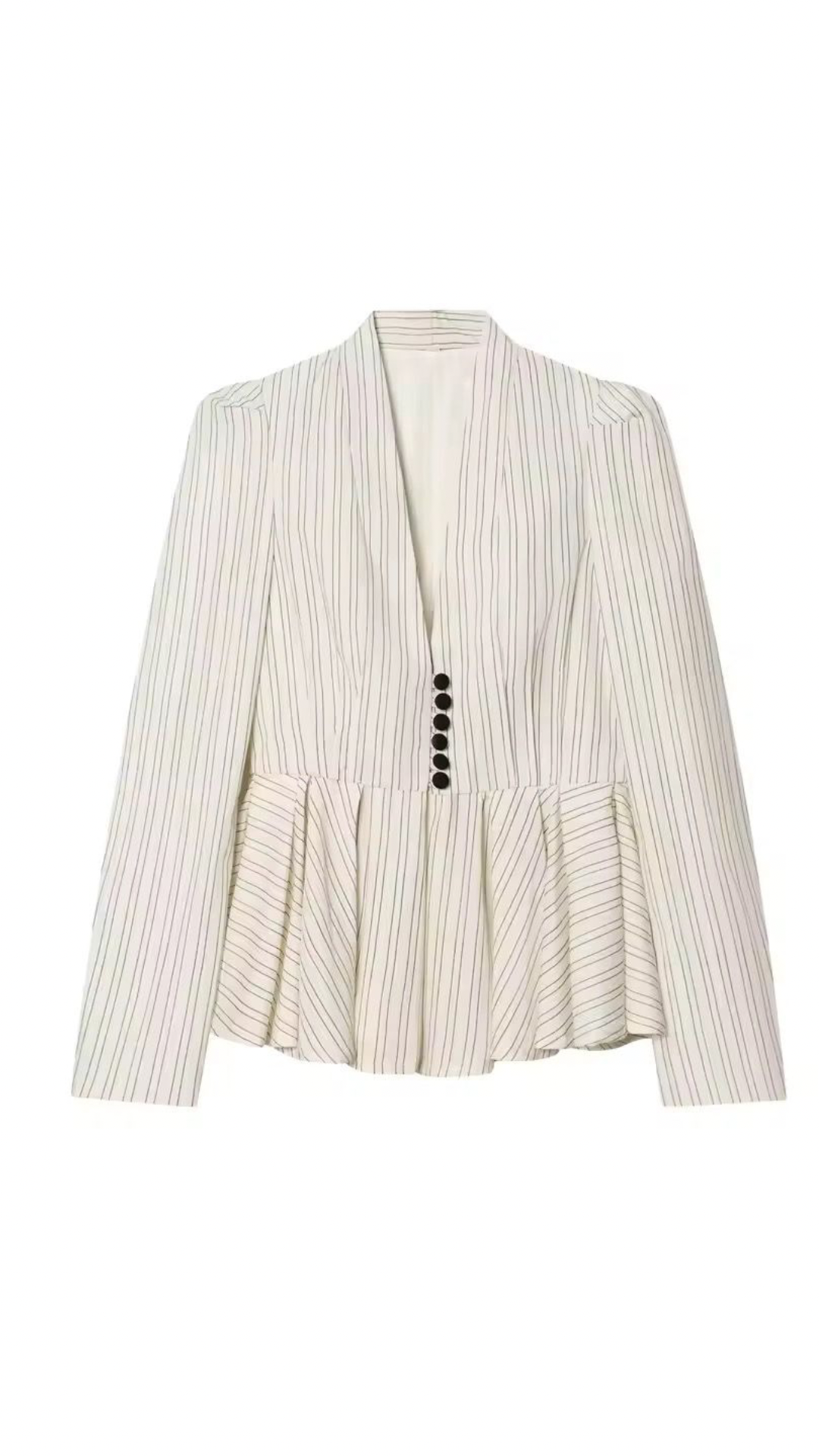 Peplum Blazer Top